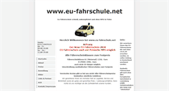 Desktop Screenshot of eu-fahrschule.net